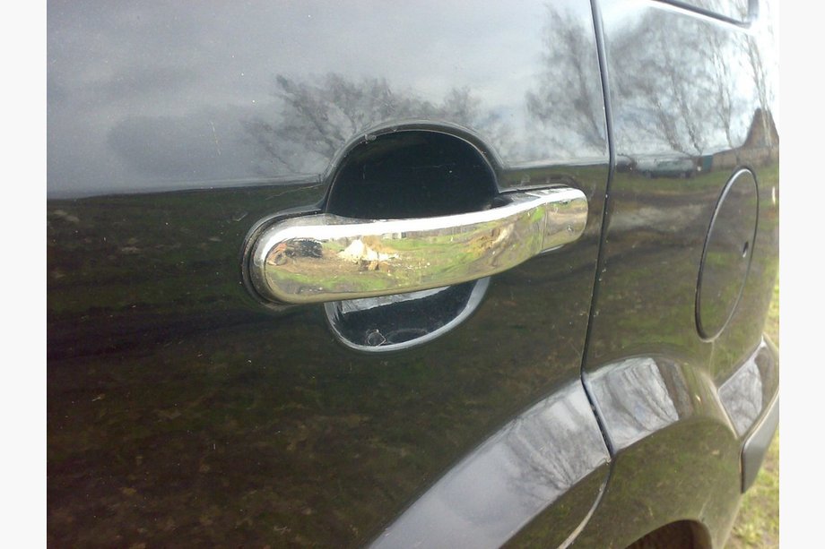 Ford Fiesta 2002-2008 Chrome Door Handle Covers (4 pcs, Stainless Steel) Photo 4