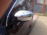Nissan Qashqai 2014-2021 Chrome Mirror Covers (2 pcs, plastic) photo 2