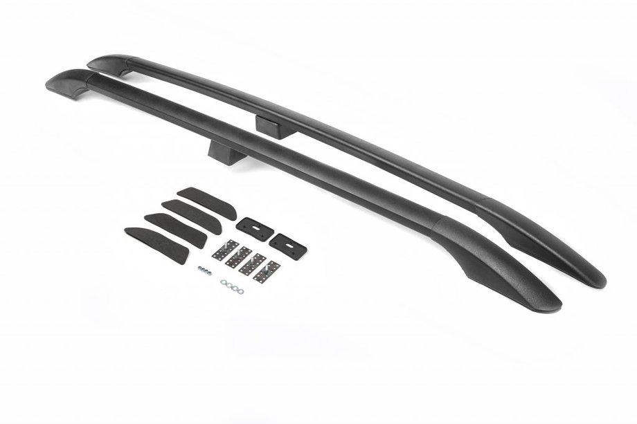 Mitsubishi Pajero Wagon III 1999-2006 Black Roof Rails Turkish Design (2 pcs) Image
