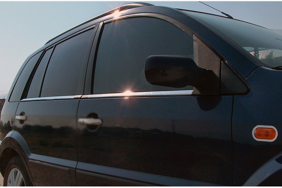 Ford Fusion 2002-2012 Exterior Window Trim Stainless Steel (4 pcs) OmsaLine - Italian Stainless Steel Image