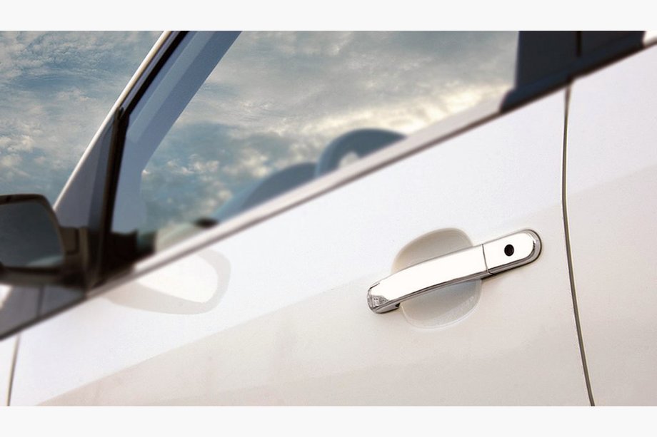 Ford Fusion 2002-2012 Chrome Door Handle Covers (4 pcs, Stainless Steel) OmsaLine - Italian Stainless Steel Image