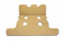 Toyota Land Cruiser 200 2007-2021 Trunk mat 2 pcs (EVA, 7 seats, beige) photo 1