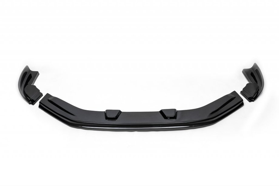 Honda Civic Sedan IX 2011-2016 Front bumper lip (black) Photo 1