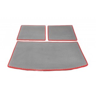 Trunk mat 3-piece (EVA, gray) (7 seats) photo 3