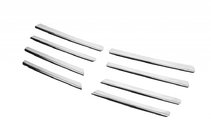 Opel Vivaro 2001–2015 Grille Covers 2001-2007 (8 pcs, Stainless Steel) photo 2