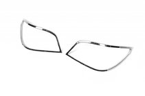 BMW 5 Series E60/E61 2003-2010 Chrome Tail Light Covers (2 pcs, plastic) photo 2