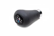 BMW 5 Series E34 1988-1995 Gear Shift Knob OEM (leatherette, smooth black) photo 1