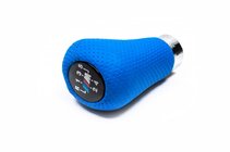 BMW 3 Series E30 1982–1994 Gear Shift Knob OEM (leatherette, light blue perforated) photo 1