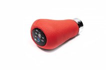 BMW 5 Series E34 1988-1995 Gear Shift Knob OEM (leatherette, smooth red) photo 1