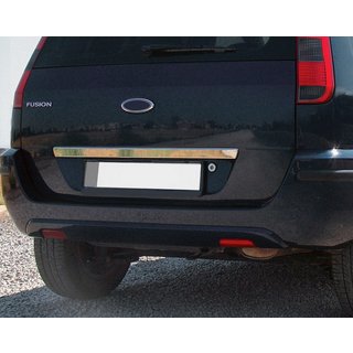 Trunk lid trim above license plate (stainless steel)