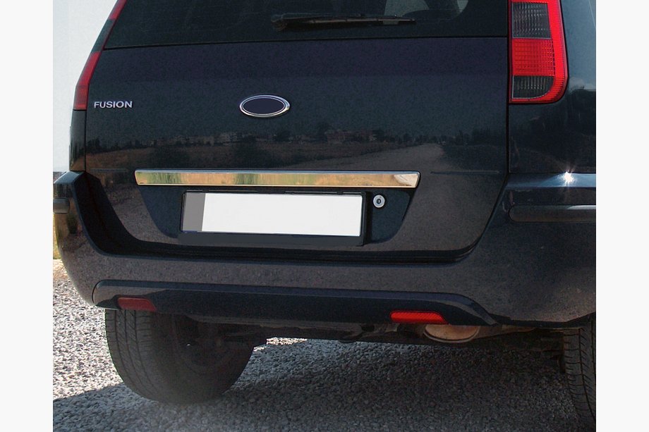 Ford Fusion 2002-2012 Trunk lid trim above license plate (stainless steel) Image