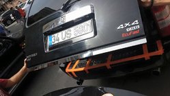 Dodge Nitro 2006-2011 Trunk trim stainless steel photo 2