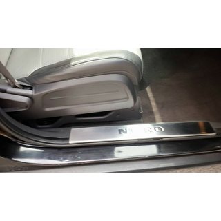 Carmos door sill covers for upper part (stainless steel) Dodge Nitro 2006-2011 photo 3