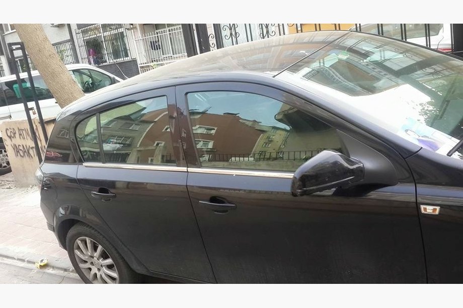Opel Astra H 2004-2013 Stainless Steel Window Trim Hatchback, OmsaLine - Italian Stainless Steel Photo 2