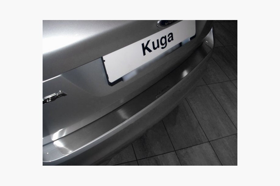 Ford Kuga 2008-2013 Rear bumper protector Natanika (stainless steel) Image