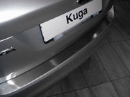 Ford Kuga 2008-2013 Rear bumper protector Natanika (stainless steel) photo 1