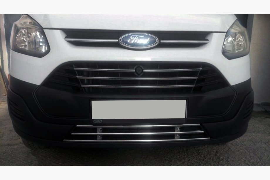 Ford Custom 2013-2022 Full lower grille 2013-2018 (stainless steel) Image