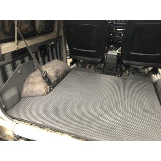 Trunk mat without rear seats (EVA, Black) photo 1