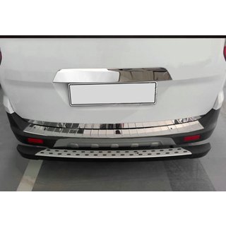 Rear bumper protector OmsaLine (glossy, stainless steel)