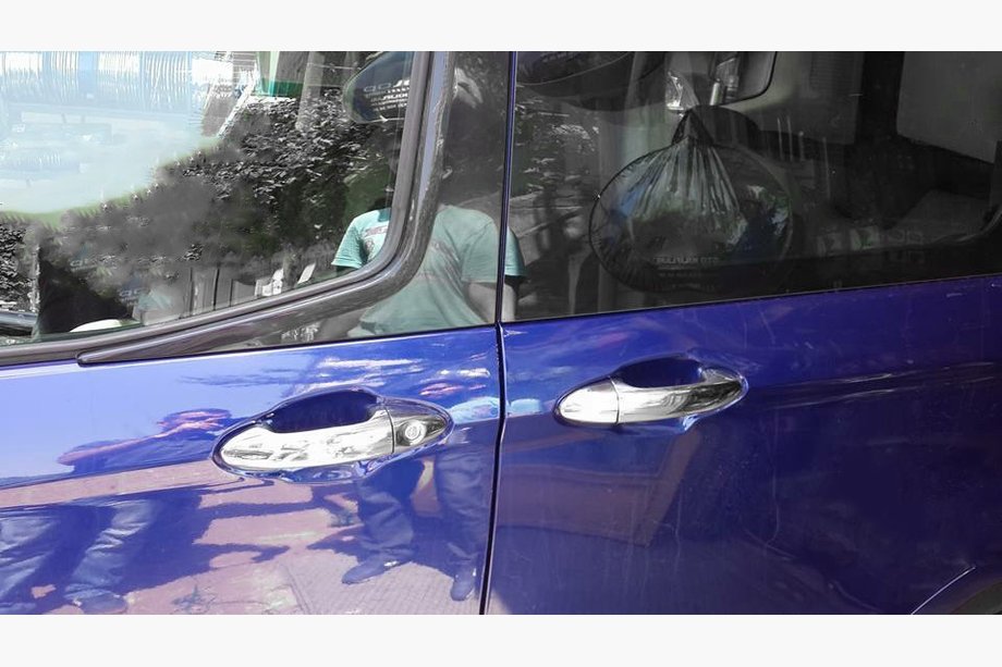 Ford Courier 2014-2023 Chrome Door Handle Covers (4 pcs, Stainless Steel) Image