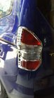 Ford Courier 2014-2023 Chrome Tail Light Covers (2 pcs, plastic) photo 4