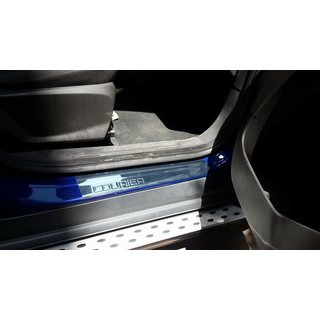 Door Sill Protectors OmsaLine (4 pcs, Stainless Steel) Ford Courier 2014-2023 photo 2