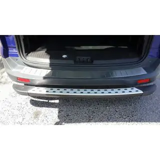 Rear bumper protector OmsaLine (matte, stainless steel) photo 3