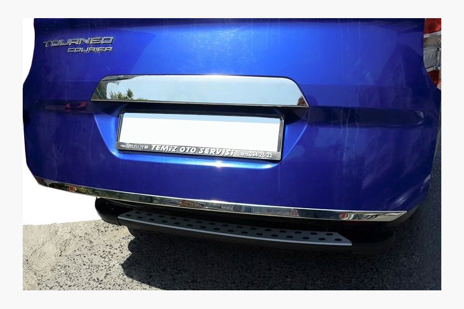 Ford Courier 2014-2023 Trunk trim stainless steel Image
