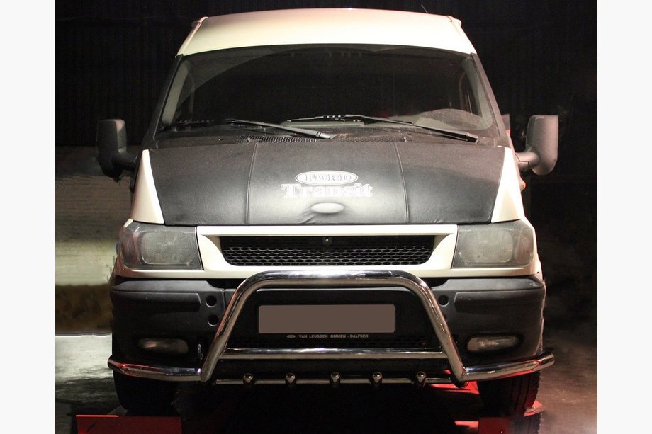 Ford Transit 2000–2014 Bull Bar WT003-Plus (2000-2006, stainless steel) Photo 1