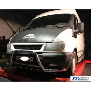 Bull Bar WT003-Plus (2000-2006, stainless steel) Ford Transit 2000–2014 photo 2
