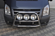 Ford Transit 2000–2014 Bull Bar WT018 (2006-2014, Stainless Steel) photo 1