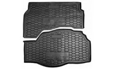 Ford Fusion 2002-2012 Trunk mat 2-piece (rubber) Hybrit (SD) photo 1