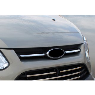 Chrome Trim for Upper Grille 2013-2018 (2 pcs, Stainless Steel) Ford Custom 2013-2022 photo 1