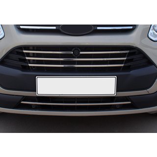 Grille Covers 2013-2018 (5 pcs, Stainless Steel) Ford Custom 2013-2022 photo 1