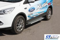 Ford Kuga/Escape 2013-2019 Side Steps King (2 pcs, Aluminum) photo 3