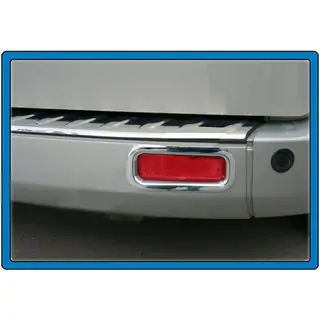 Rear reflector trim (2 pcs, stainless steel) photo 1