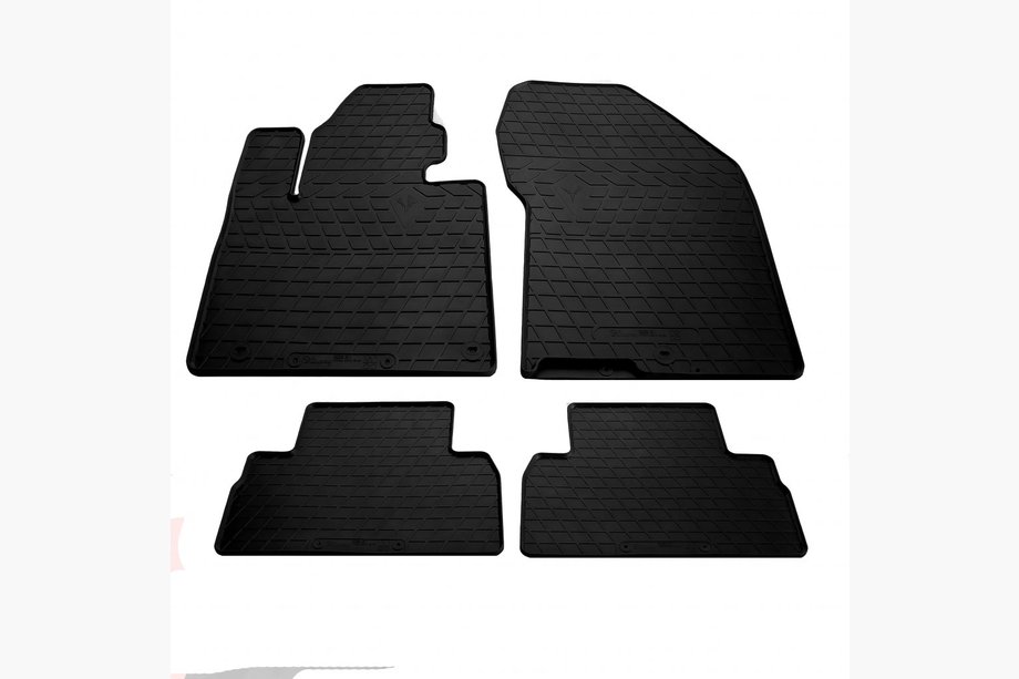 Hyundai Santa Fe 4 2018-2023 Rubber Floor Mats (4 pcs, Stingray Premium) Image