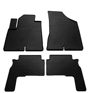 Rubber Floor Mats 2006-2010 (4 pcs, Stingray Premium) Hyundai Santa Fe 2 2006-2012