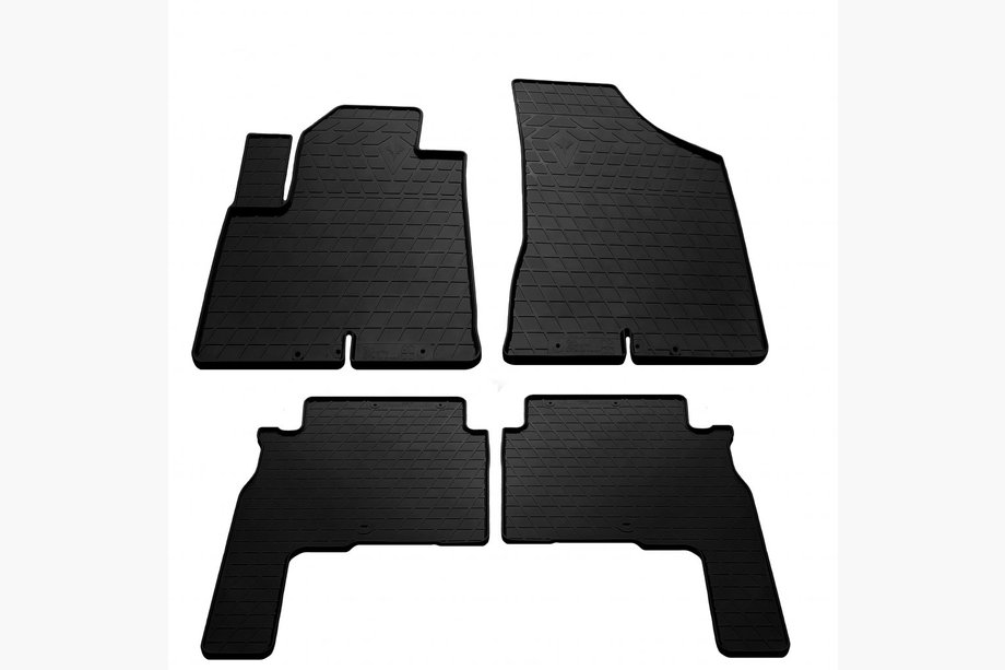 Hyundai Santa Fe 2 2006-2012 Rubber Floor Mats 2006-2010 (4 pcs, Stingray Premium) Image