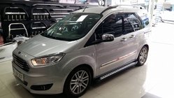Ford Courier 2014-2023 Side Steps DotLine (2 pcs, Aluminum) photo 2