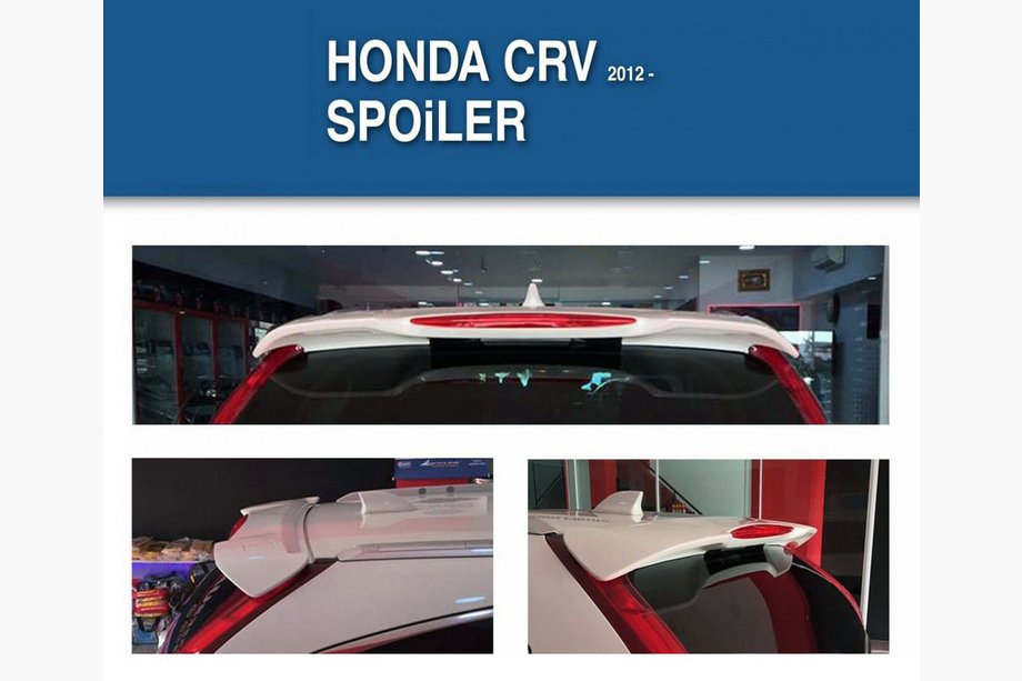 Honda CRV 2012-2016 Meliset Spoiler (primed for painting) Image