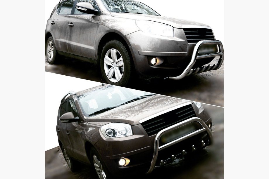 Geely Emgrand X7 2011- Bull Bar WT003 (Stainless Steel) Image