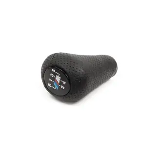 Gear Shift Knob OEM (leatherette, black perforation) photo 1