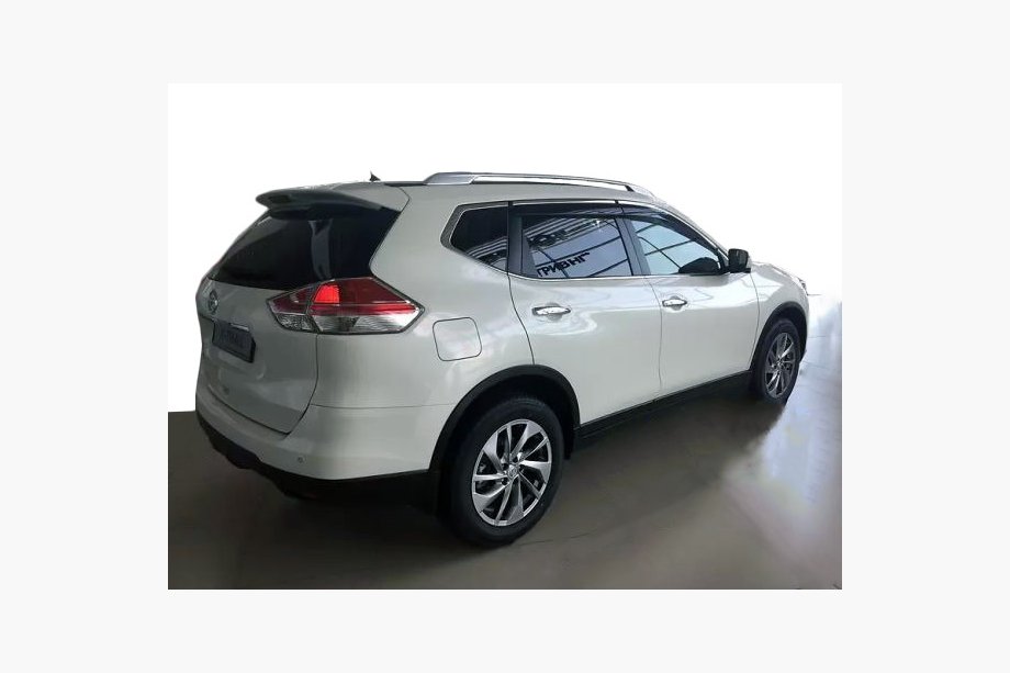 Nissan X-trail T32/Rogue 2014-2021 Window Deflectors with Chrome Trim (4 pcs, AVTM) Image