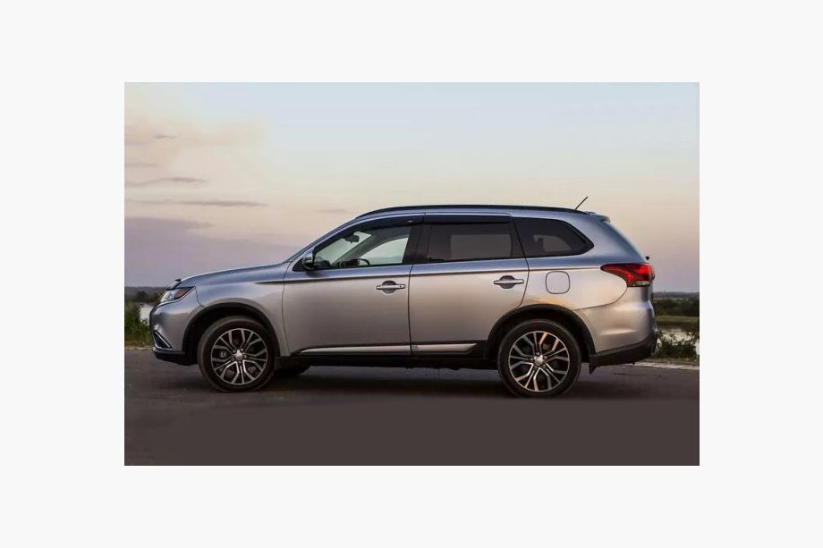 Mitsubishi Outlander 2012-2021 Window Deflectors (4 pcs, Niken) Image