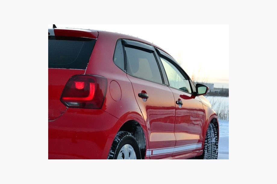 Volkswagen Polo 2010-2017 Window Deflectors HB (4 pcs, Niken) Image