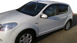 Renault Sandero 2007-2013 Window Deflectors (4 pcs, HIC) photo 4