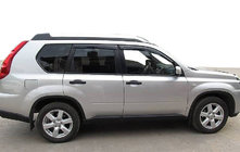 Nissan X-trail T31 2007-2014 Window Deflectors (4 pcs, HIC) photo 11