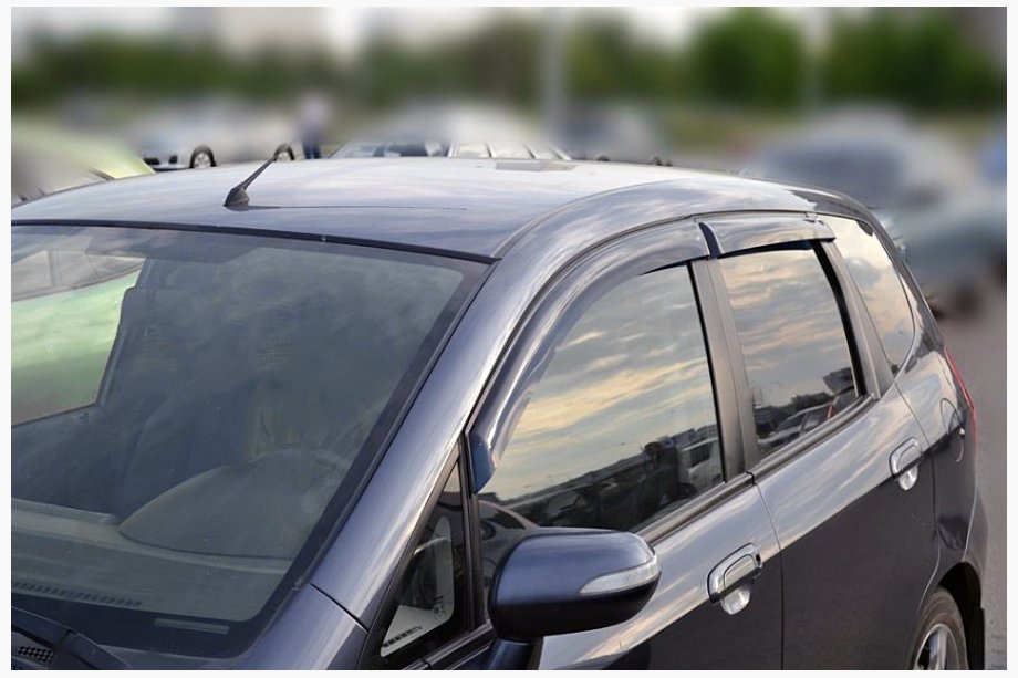 Honda FIT/Jazz 2009-2013 Window Deflectors (4 pcs, SIM) Image