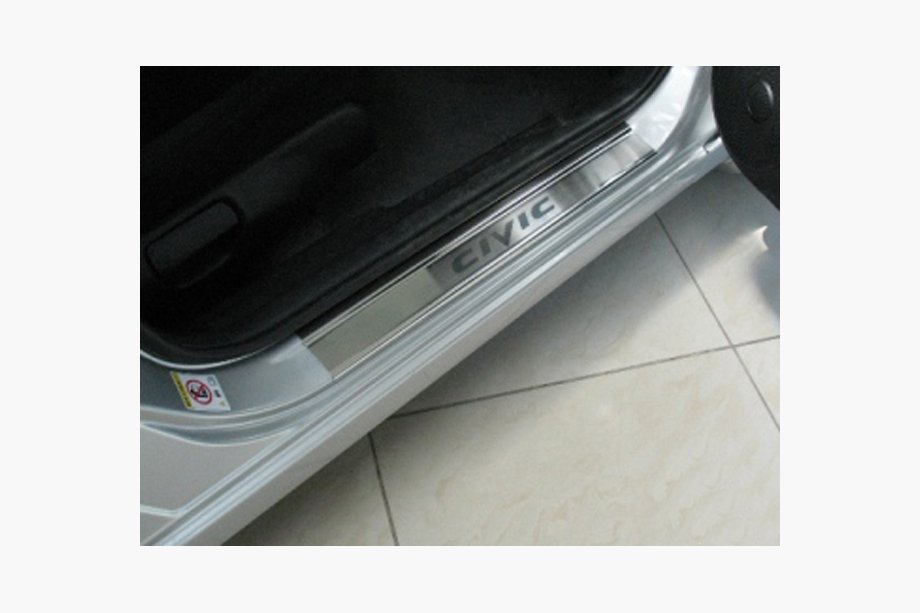 Honda Civic Sedan IX 2011-2016 Door Sill Covers Nataniko (4 pcs, Stainless Steel) Image